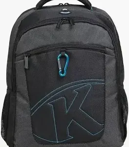 Kingsons 15.4″ K-Series Laptop Backpack – Black Water-Resistant Travel & Office Bag KS6062W-BL